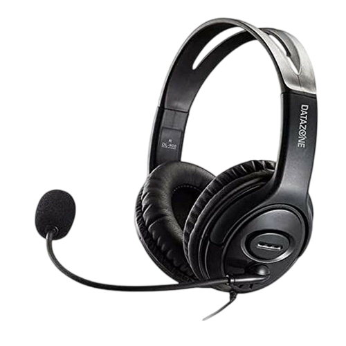 داتا زون | سماعة راس سلكية اسود Datazone | DL-900 On-Ear Headphones with Mic