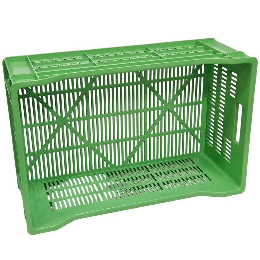 الفريدي | سلة خضار مستطيلة | اخضر | 55x35x21 سم AlFaridi | Rectangle Vegetable Basket | Green | 21x35x55 cm