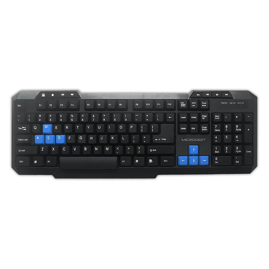 مايكروديجيت | كيبورد وماوس لاسلكية عربي انجليزي Microdigit | Wireless Keyboard and Mouse Combo MD301K