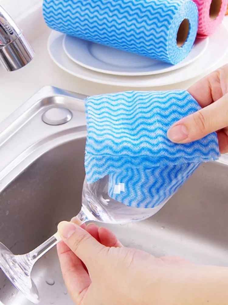 ريكس | رول مناشف فاخرة لغسيل وتجفيف الاطباق | ملون | 20x30 سم | 50 منديل | كرتون | 120 رولة Rex | Luxury Roll Towels| Colors | 120x50 Tissues
