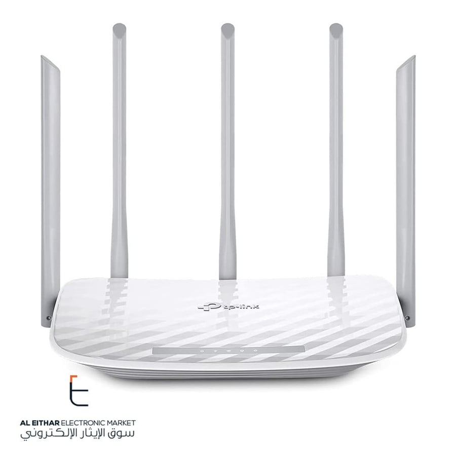 تي بي لينك | راوتر موجه لاسلكي ثنائي الموجة مقوي انترنت tp-link | Archer C60 AC1350 Dual Band Wi-Fi Router