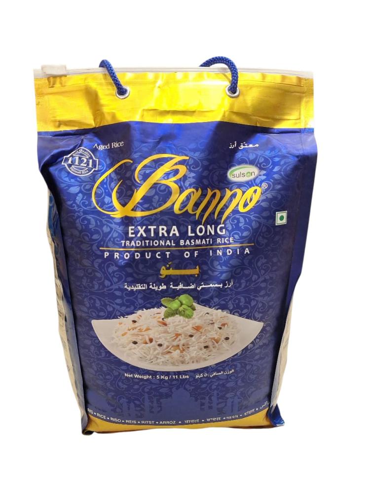 Banno | Basmati Rice | Traditonal Rice | Extra Long | 5 kg