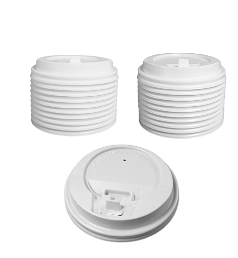 QS | Paper Cups Cover | Cappuccino | White | 4 Oz | 50 pcs | Carton | 20 Packs