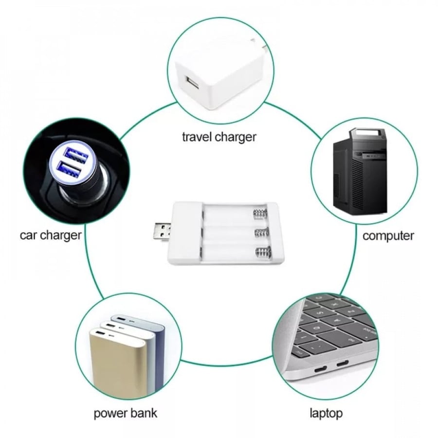 Pujimax Max | Pujimax Battery Charger | AA/AAA USB Battery Charger