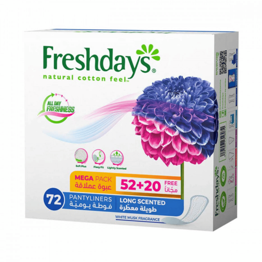 Freshdays | Long normal scented | 50+20