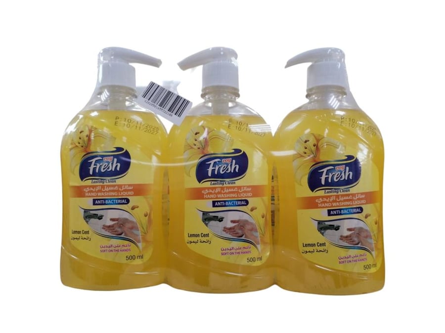 Fresh You | Carton Of Liquid Hand Wash | Multi Scents | 500 ml * 3 pcs | 4 Packs