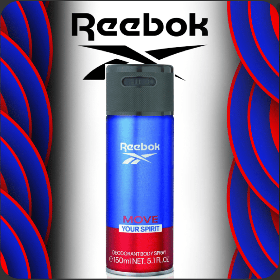 ريبوك | بخاخ مزيل عرق | موف يور سبيريت | 150 مل Reebok | Deodorant Spray | Move Your Spirit | 150 ml