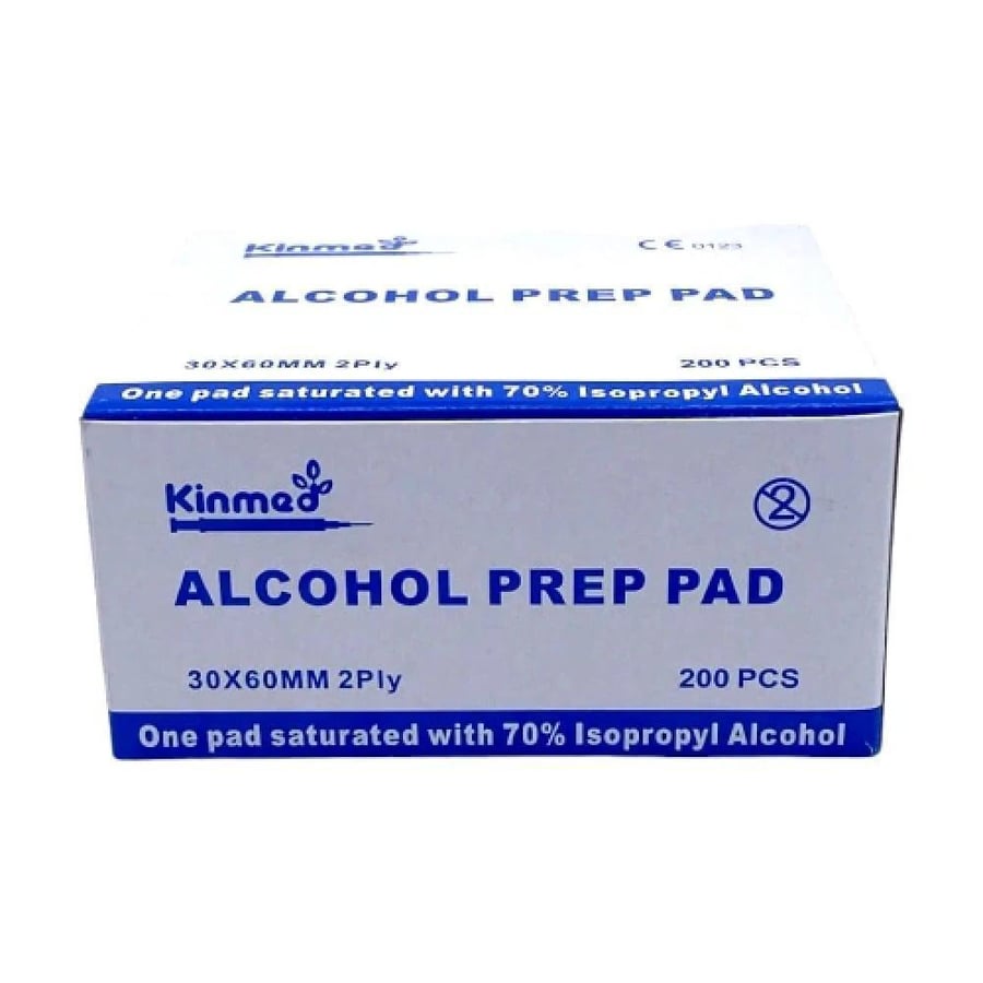 Kinmad | ALCOHOL PREP PAD | 200 pcs | Carton | 50 Boxes