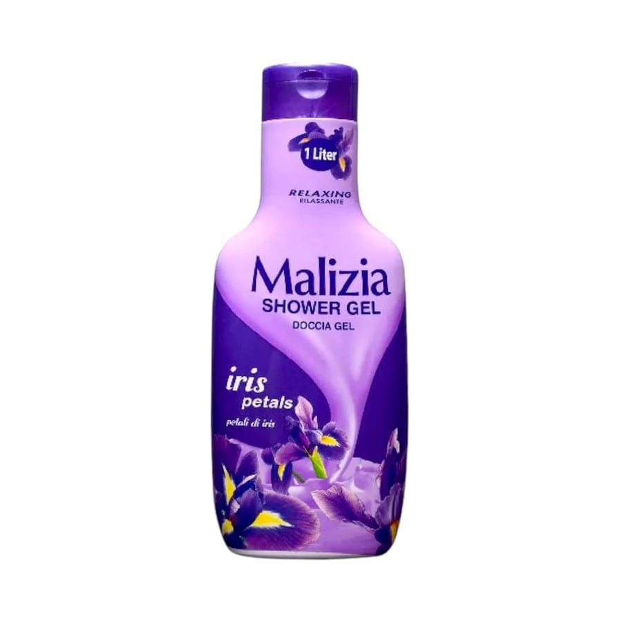 Malizia | Shower Gel Body Wash | iris petals | 1000 ml