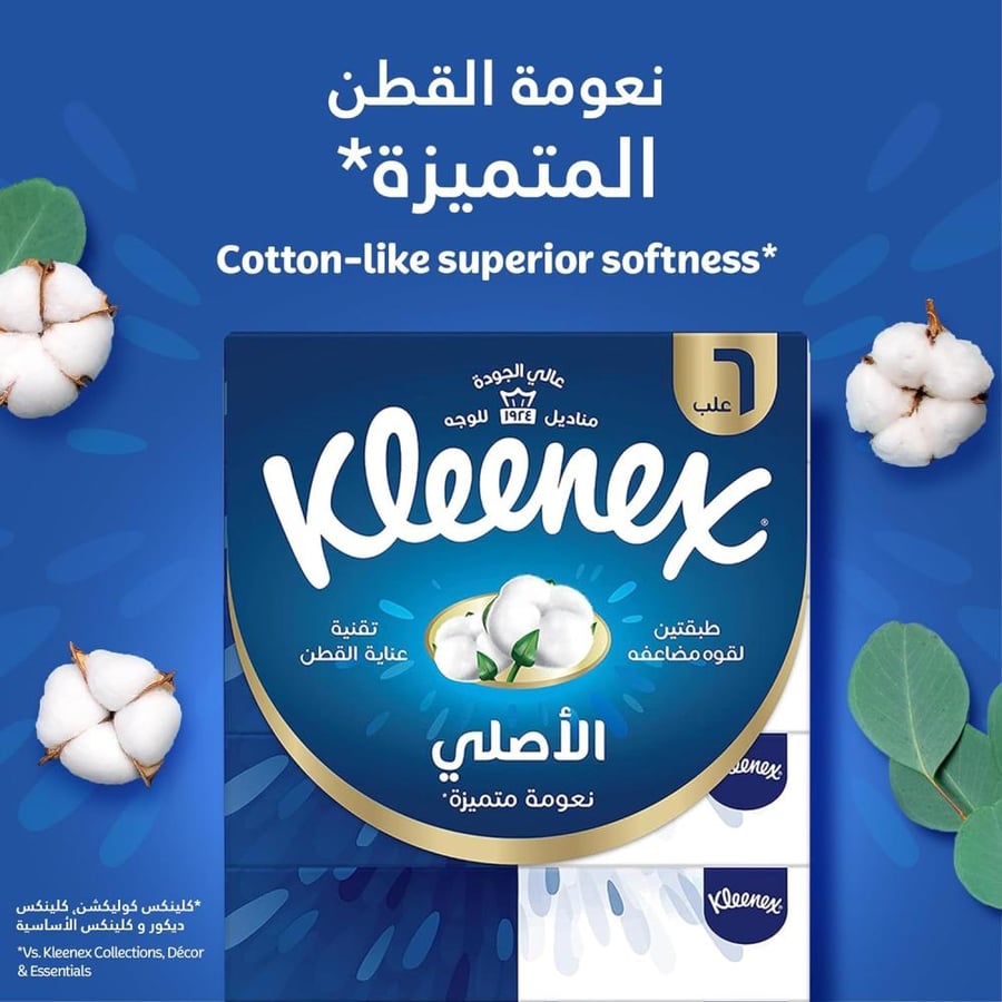 Kleenex Original | Carton of 4x(8+2)x70 2PLY Facial Tissues