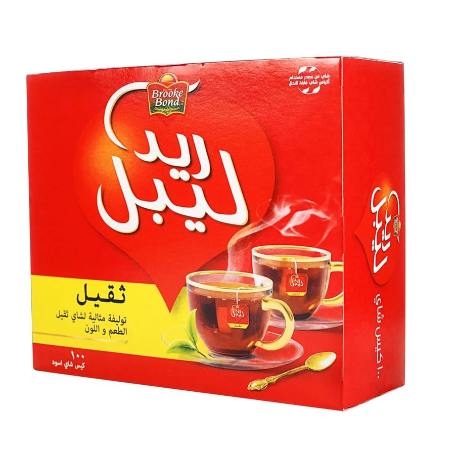 ريد ليبل | ثقيل | كيس شاي اسود | 100 حبة