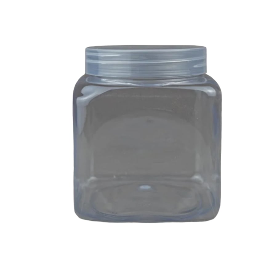 ASC | Jar | Square Plastic Boxes | Clear | 750 ml | Carton | 12x10 Packs
