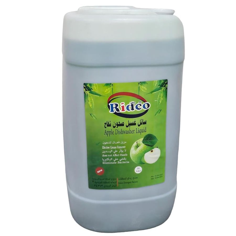 Ridco | Dish Washing Liquid | Apple | 30 Liter