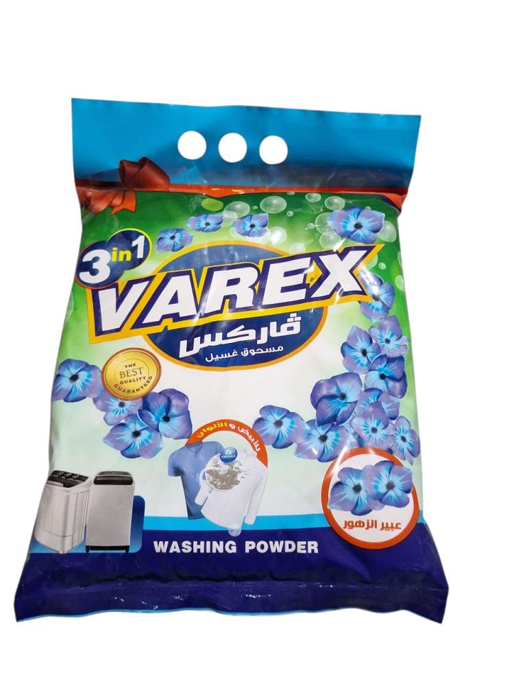فاركس | شدة مسحوق غسيل ملابس | عبير الزهور | 1 كجم | 12 حبة | VXFS12