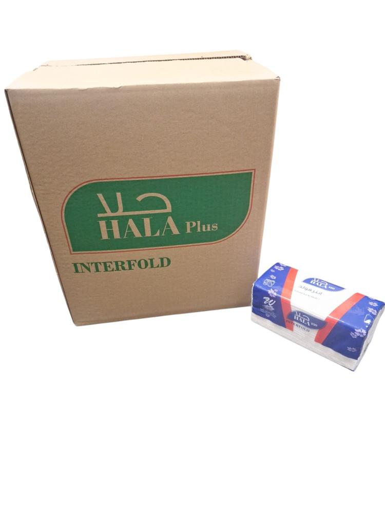 HALA Plus | Carton of 24x150 2Ply Soft Facial Tissues Interfold