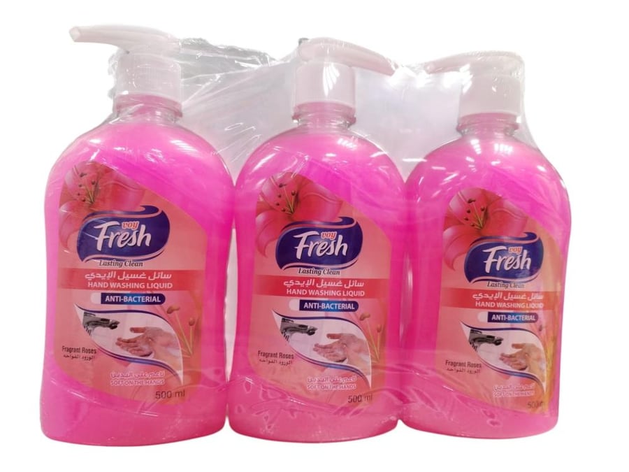Fresh You | Carton Of Liquid Hand Wash | Multi Scents | 500 ml * 3 pcs | 4 Packs