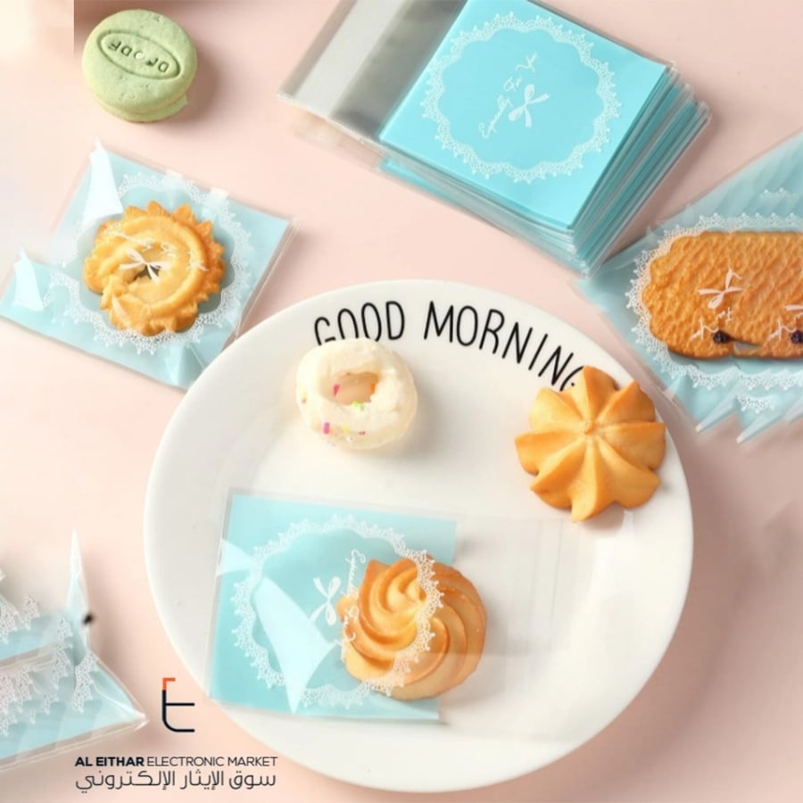 100 قطعة اكياس حلوى مزخرفة معقودة بفيونكة Sweet Bags 100pcs/lot