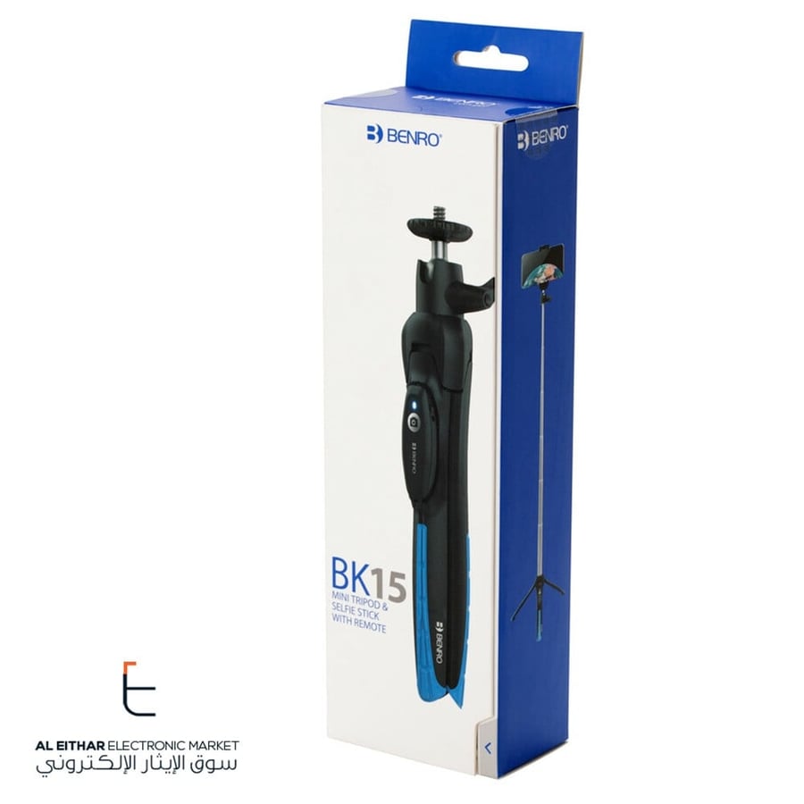 بينرو | عصا تصوير السيلفي BENRO | BK15 Mini Tripod and Selfie Stick With Remote