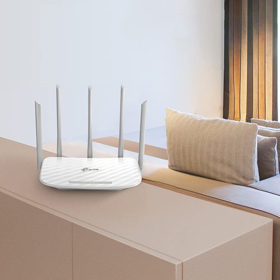 تي بي لينك | راوتر موجه لاسلكي ثنائي الموجة مقوي انترنت tp-link | Archer C60 AC1350 Dual Band Wi-Fi Router