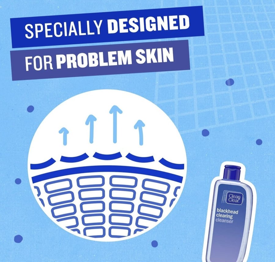 Clean & Clear | Daily face wash, blackhead remover liquid - 200 ml