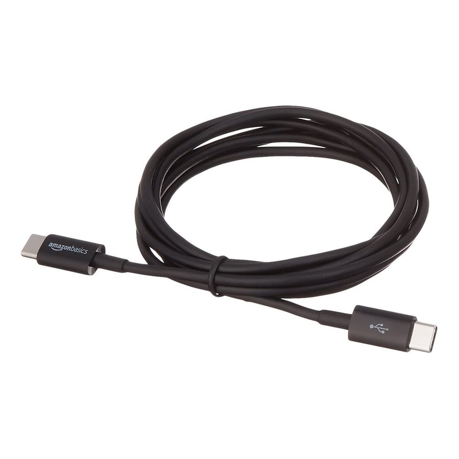 امازون بيسكس | سلك شاحن تايب سي الى تايب سي 1.8 متر amazonbasics | 2.0 USB-C to USB-C Cable 1.8M