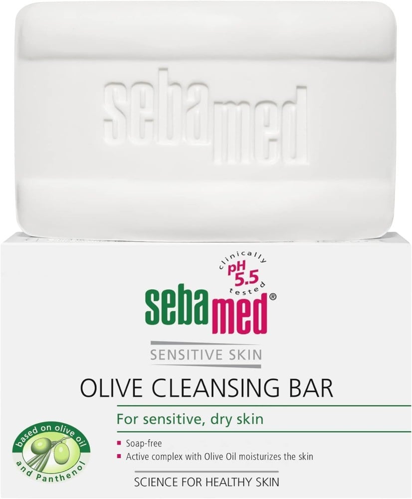 Sebamed | Sebamed cleansing soap bar with olive Sebamed | Adult Olive Cleansing Bar, 150 Gm