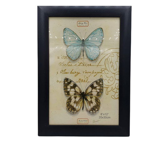 اطار صورة اسود عريض خشبي Wood Black Wide Photo Frame A4