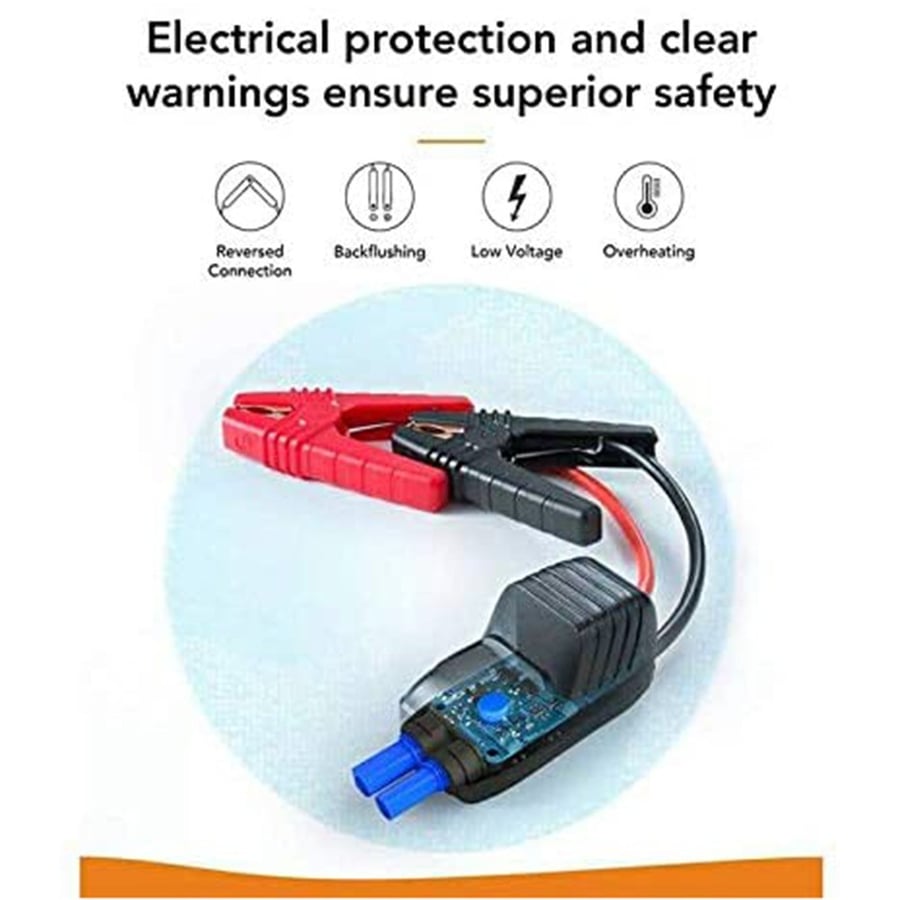 انكر | الاصلي روف جهاز بدء حركة السيارة جمب ستارتر مشغل وشاحن ANKER | Roav 2-In-1 Jump Starter and Portable Charger 9000mAh B2C UK R3110
