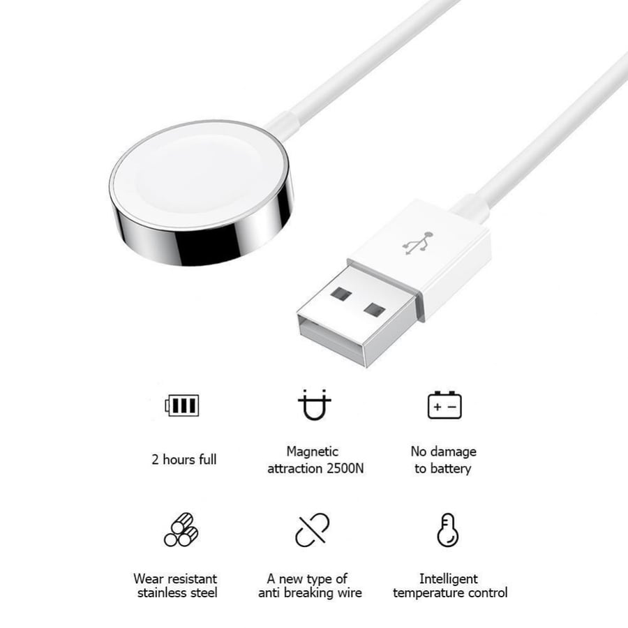 جوي روم | شاحن ساعة ابل مغناطيسي لاسلكي JOYROOM | Apple Watch Magnetic Charging Cable 1.2M 2.5W S-IW001S