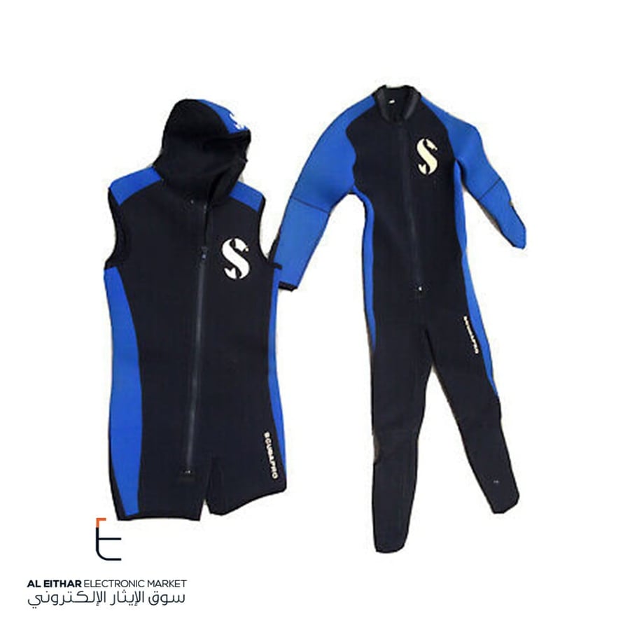 سكوبا برو | بدلة غوص كاملة رجالية SCUBAPRO | Onesuit Hooded Vest Size M 5MM