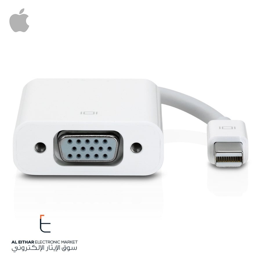 ابل | الاصلي محول ثاندر بولت ميني ديسبلي بمنفذ شاشة عرض Apple | Thunderbolt Mini DisplayPort to VGA Adapter MB572Z/B