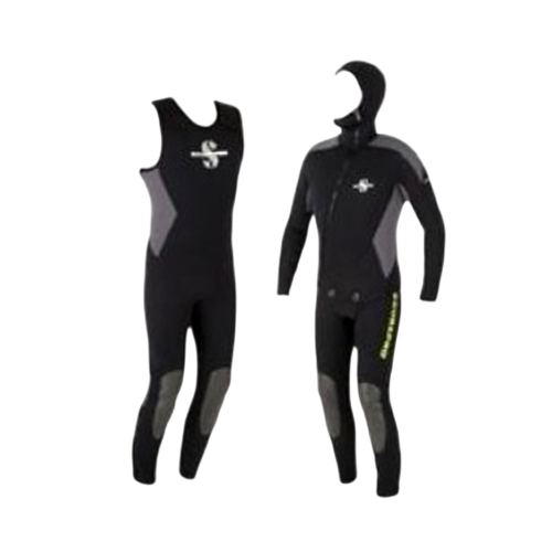 سكوبا برو | بدلة غوص كاملة رجالية SCUBAPRO | Onesuit Hooded Vest Size M 5MM