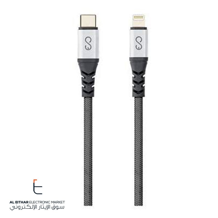 ابيكو | معتمد سلك شاحن ايفون تايب سي Epico | MFi Charge and Sync PD Metal Cable 1.2m USB-C To Lightning
