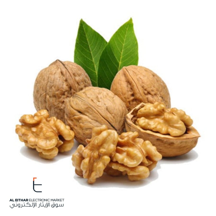 شربتلي | جوز عين الجمل طازج سهل الكسر علبة 0.5 كجم Sharbatly | Fresh Walnuts whole Easy Cracking 0.5 kg Pack