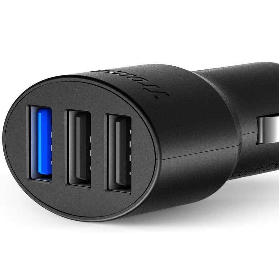 ترونسمارت | شاحن سيارة 3 مداخل سريع Tronsmart | Quick Charge 3.0 42W 3-Port USB Car Charger C3PTA