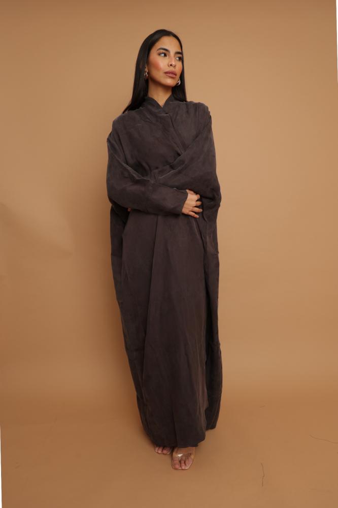 Ash Washed Silk Abaya ~