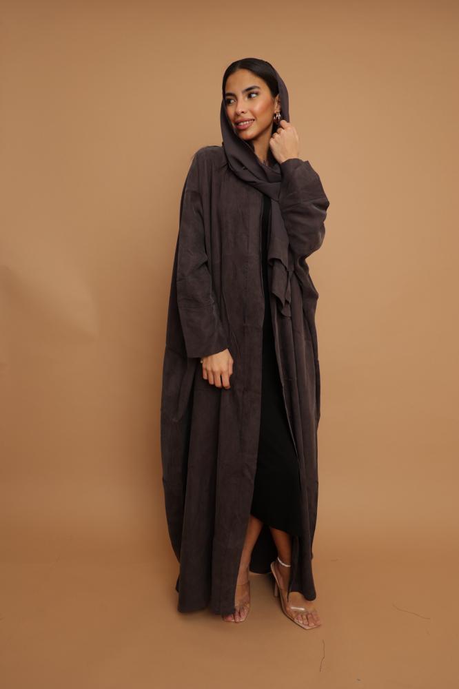 Ash Washed Silk Abaya ~