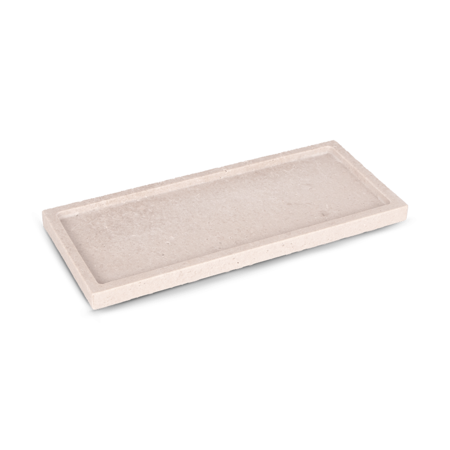 "Abeer" Incense Burner - Grey Travertine Set
