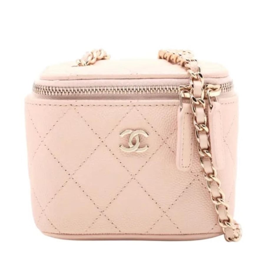 Chanel Pink Vanity with Chain