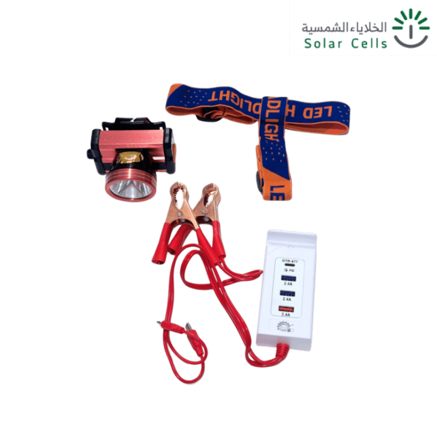 ‏كشاف راس مع شاحن بطارية 688P120