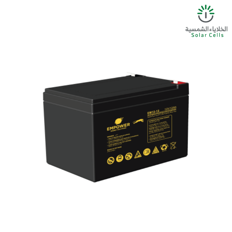 بطارية ام باور 12V-12Ah  جل