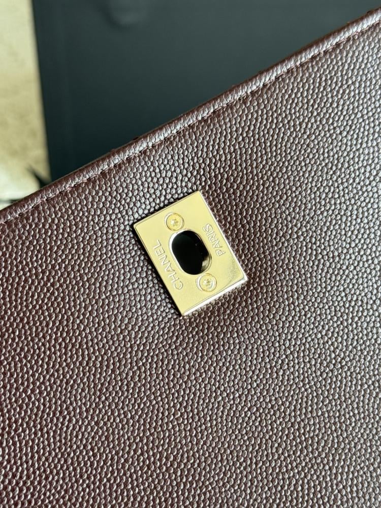 ماستر - شانيل كوكو Chanel Coco Handle - u - عنابي