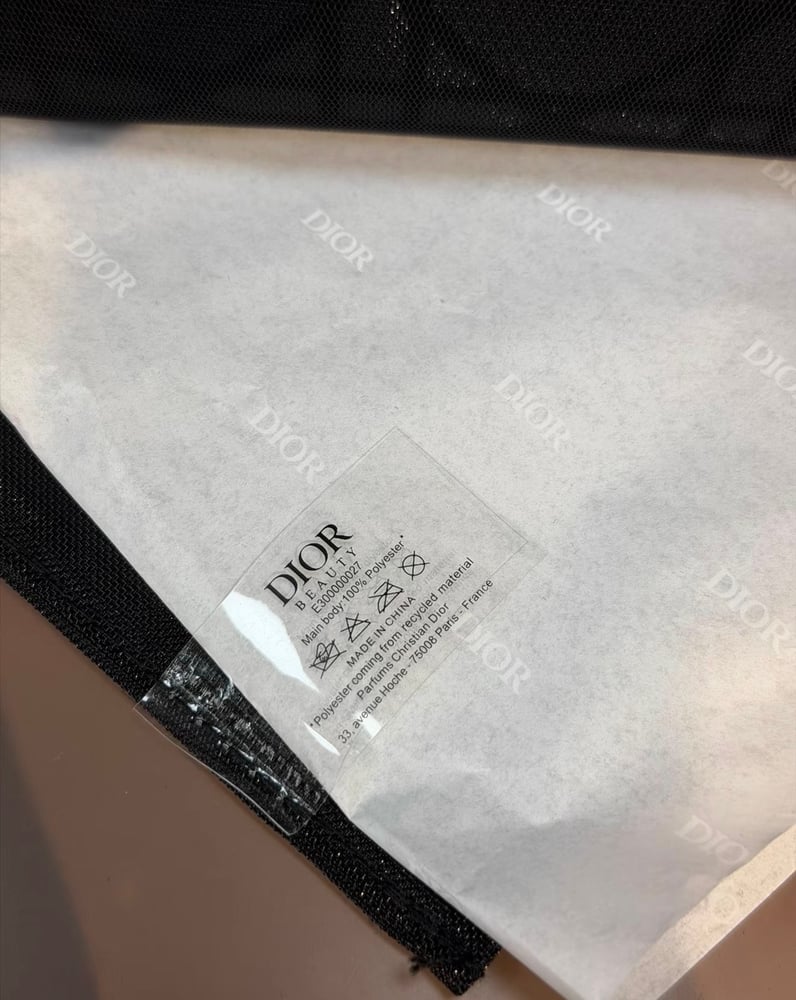 Dior lace mesh tote bag