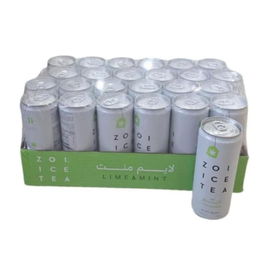 Zoe Ice Tea Lemon & Mint No Added Sugar 320ml * 24 pieces - Carton