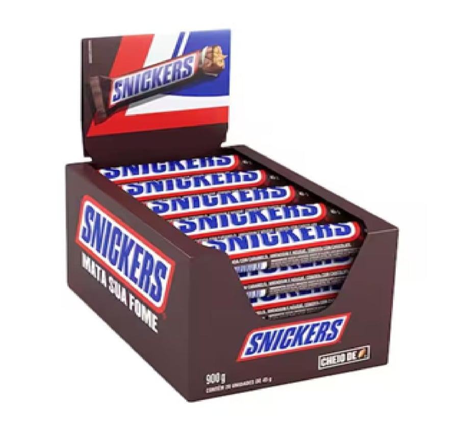 Snickers Chocolate Caramel & Peanut 40g (24 pieces)