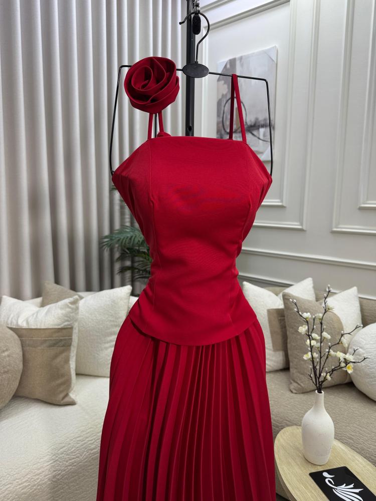 Red Barbie dress