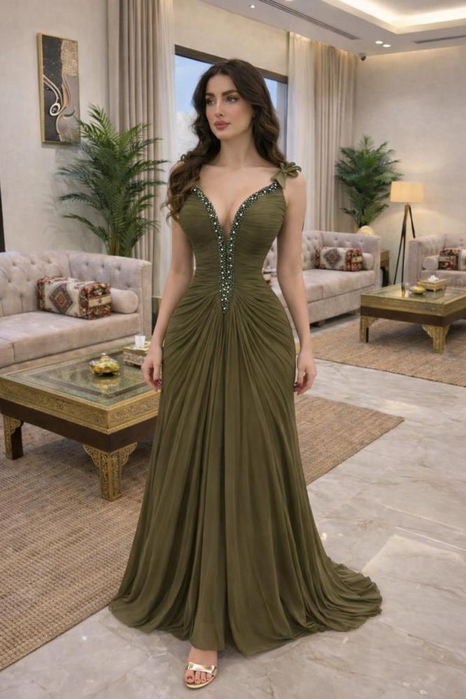 فستان مكرمش