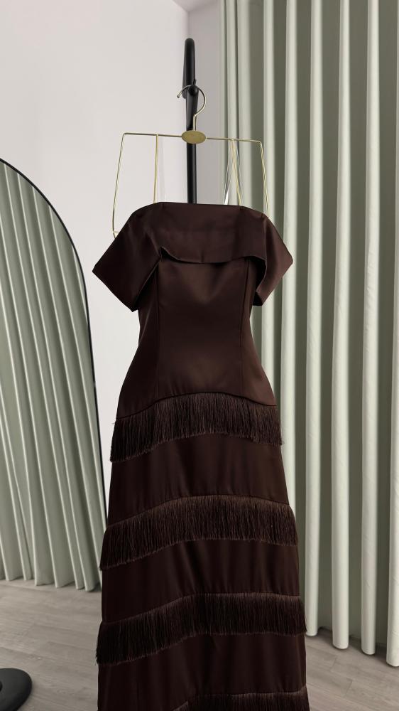 Barbie dress with fringe