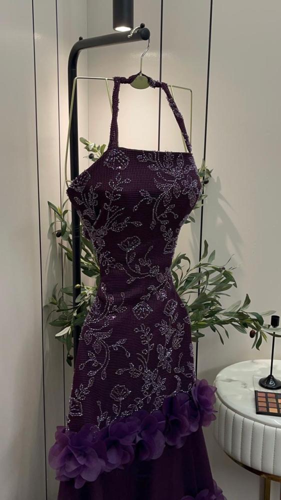 Lace and beaded dress