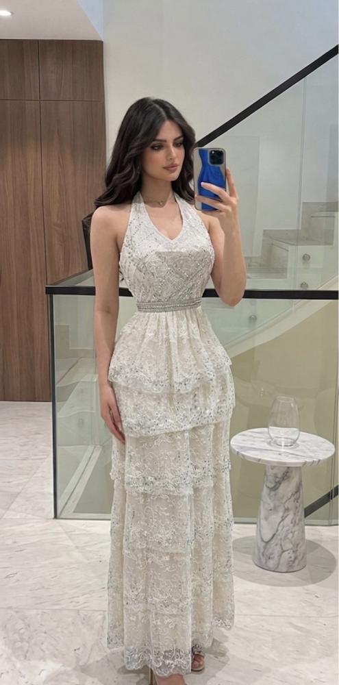 Lace layered dress